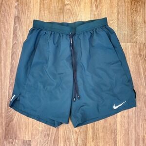 Nike Flex Stride 5" Shorts Men Small Green Lined Running Gym CJ5453-480‎